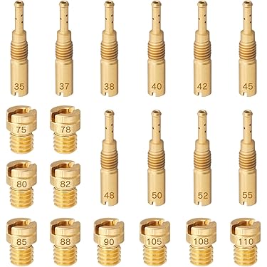 専用 40個 小さな 高品質]KEIHIN/ケイヒン丸型小用メインジェットSet A[75番-105番の13個